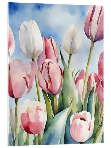 Gallery print Tulip field