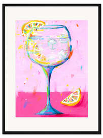 Gerahmter Kunstdruck Gin and Tonic