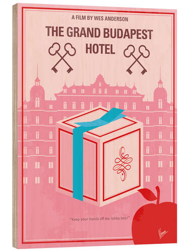 Holzbild The Grand Budapest Hotel