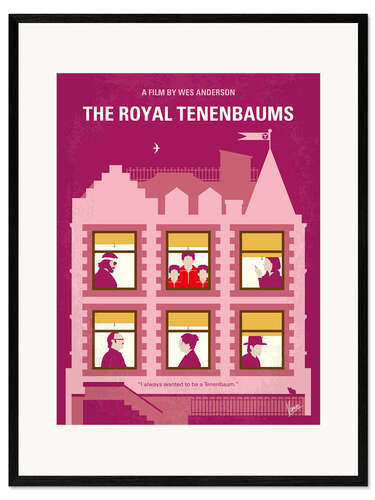 Gerahmter Kunstdruck The Royal Tenenbaum