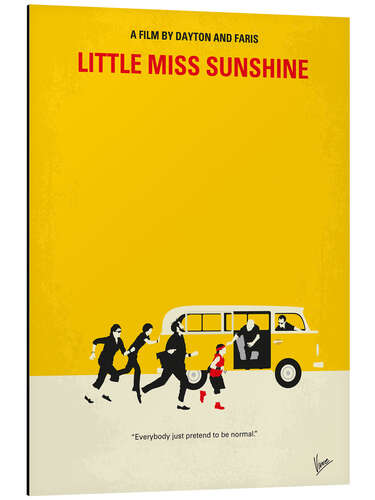 Aluminium print Little Miss Sunshine