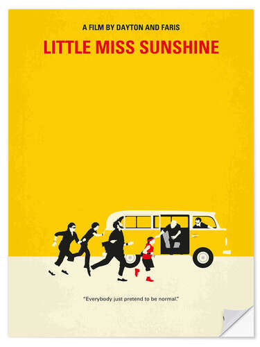 Selvklebende plakat Little Miss Sunshine