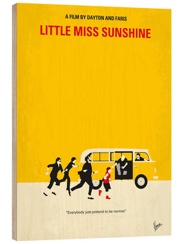 Cuadro de madera Little Miss Sunshine