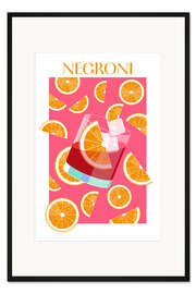 Gerahmter Kunstdruck Negroni