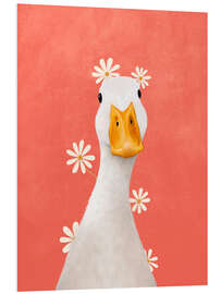 Stampa su PVC Duck with chamomiles