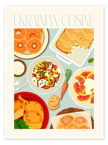 Poster Traditional Food - Ukrainian Cuisine