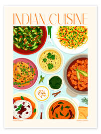 Poster Traditional Food - Indian Cuisine