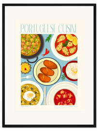 Gerahmter Kunstdruck Traditional Food - Portuguese Cuisine