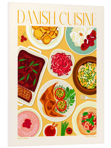 Foam board print Traditional Food - Danish Cuisine