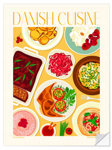 Wall sticker Traditional Food - Danish Cuisine