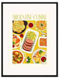 Gerahmter Kunstdruck Traditional Food - Argentine Cuisine III