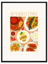 Gerahmter Kunstdruck Traditional Food - Spanish Cuisine
