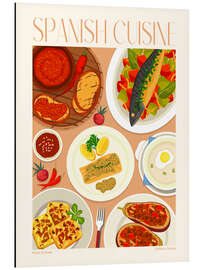 Magnettafel Traditional Food - Spanish Cuisine