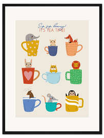 Gerahmter Kunstdruck It's Teatime I (englisch)