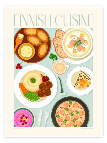 Póster Traditional Food - Finnish Cuisine I