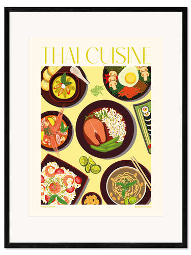 Framed art print Traditional Food - Thai Cuisine II