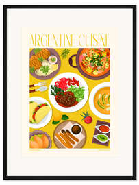 Gerahmter Kunstdruck Traditional Food - Argentine Cuisine II