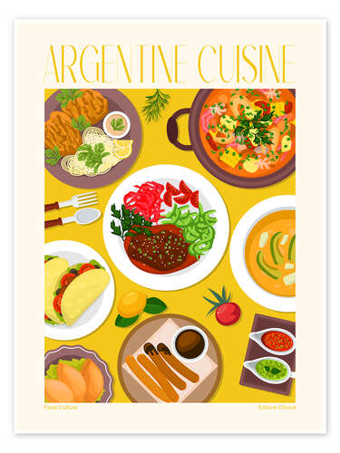 Poster Traditional Food - Argentine Cuisine II