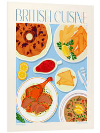 Foam board print Traditional Food - British Cuisine II