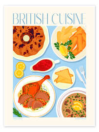 Poster Traditional Food - British Cuisine II