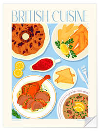 Wall sticker Traditional Food - British Cuisine II