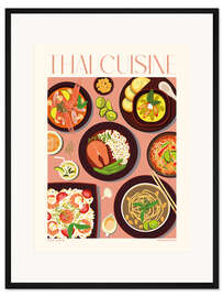 Gerahmter Kunstdruck Traditional Food - Thai Cuisine I