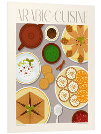 Foam board print Traditional Food - Arabic Cuisine