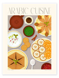 Poster Traditional Food - Arabic Cuisine