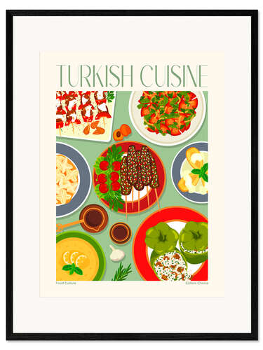 Impression artistique encadrée Traditional Food - Turkish Cuisine II