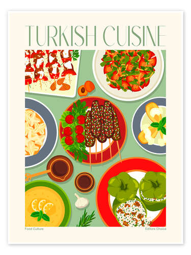 Poster Traditional Food - Turkish Cuisine II