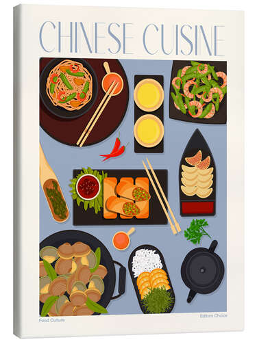 Canvas print Traditional Food - Chinese Cuisine