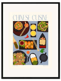 Impression artistique encadrée Traditional Food - Chinese Cuisine