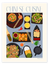 Póster Traditional Food - Chinese Cuisine