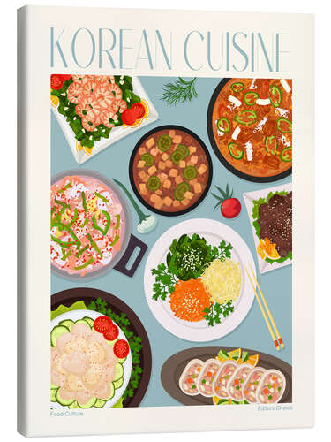 Canvas print Traditional Food - Korean Cuisine