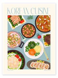 Poster Traditional Food - Korean Cuisine