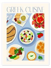 Wall print Traditional Food - Greek Cuisine