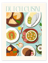 Poster Traditional Food - Dutch Cuisine