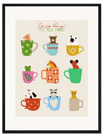 Gerahmter Kunstdruck It's Teatime II (englisch)