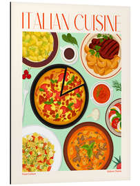 Magnettafel Traditional Food - Italian Cuisine