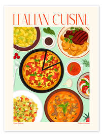 Poster Traditional Food - Italian Cuisine