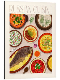 Magnettafel Traditional Food - Russian Cuisine