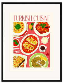 Gerahmter Kunstdruck Traditional Food - Turkish Cuisine I
