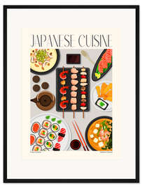 Gerahmter Kunstdruck Traditional Food - Japanese Cuisine