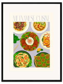 Framed art print Traditional Food - Vietnamese Cuisine