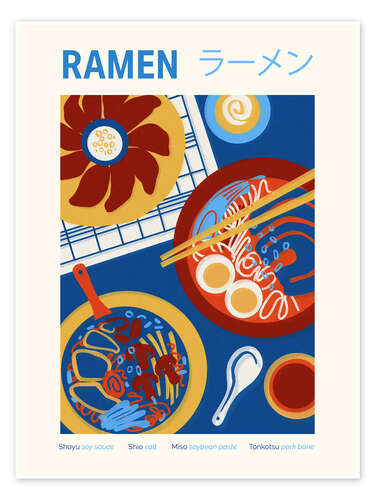 Plakat Food Culture - Ramen