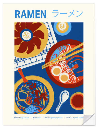 Sticker mural Food Culture - Ramen