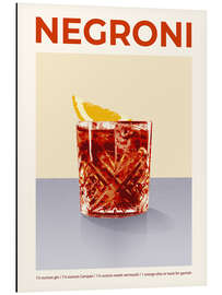 Magnettafel Cocktail Exhibition - Negroni