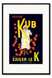Gerahmter Kunstdruck Bouillon Kub, exiger le K