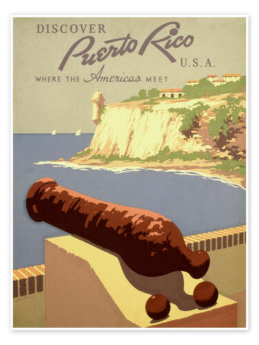 Poster Discover Puerto Rico