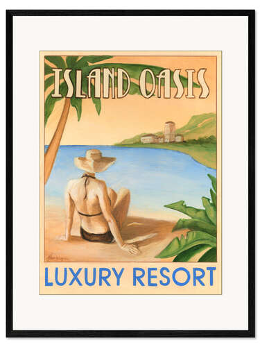 Impression artistique encadrée Island Oasis - Luxury Resort